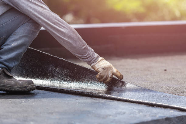 Professional Basement Waterproofing technician working in Arkport, NY